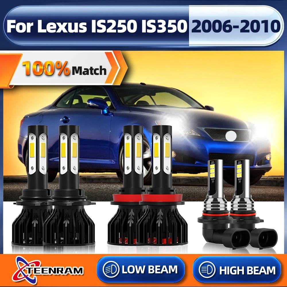LED Ʈ  ͺ ڵ 工,  IS250 IS350 2006 2007 2008 2009 2010,  ڵ Ȱ, 360W, 60000LM, 12V, 6000K